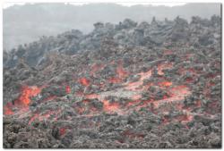 Извержение вулкана Толбачик на Камчатке
