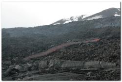 Извержение вулкана Толбачик на Камчатке