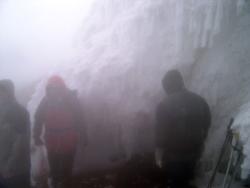 На вершине Авачинского вулкана