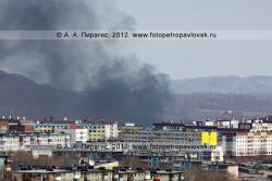 Пожар в Петропавловске-Камчатском