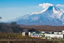 Пожар! Петропавловск-Камчатский, микрорайон "Горизонт-Север"
