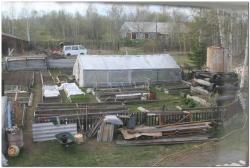 Огород в селе Лазо на Камчатке