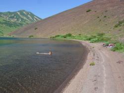 Озеро Зеленое на полуострове Камчатка