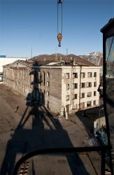 Снос здания морского вокзала в Петропавловске-Камчатском