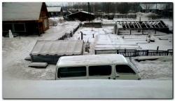 Село Лазо после пеплопада