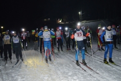 Ночная лыжная гонка "Мильковский экстрим" в Камчатском крае
